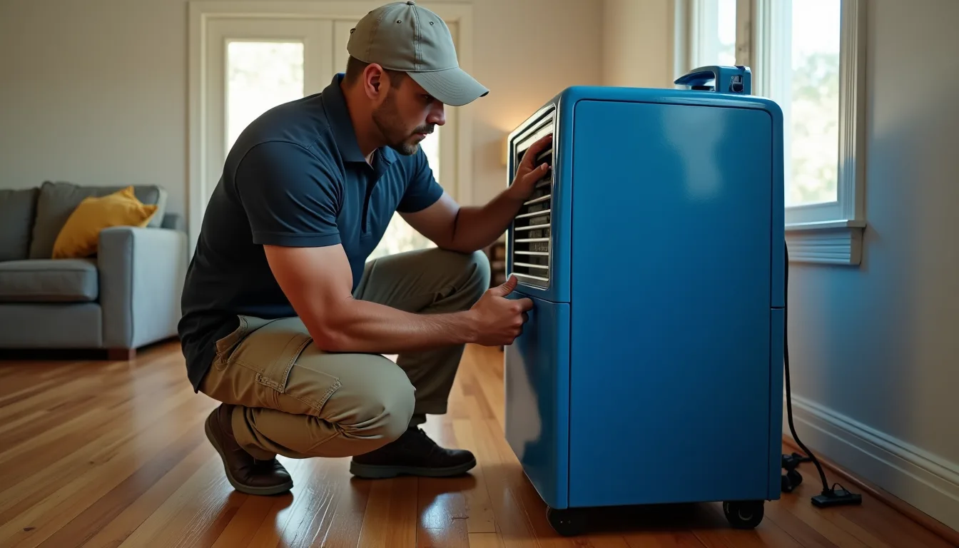 Water damage restoration service